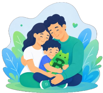 Família utilizando o Bixuco